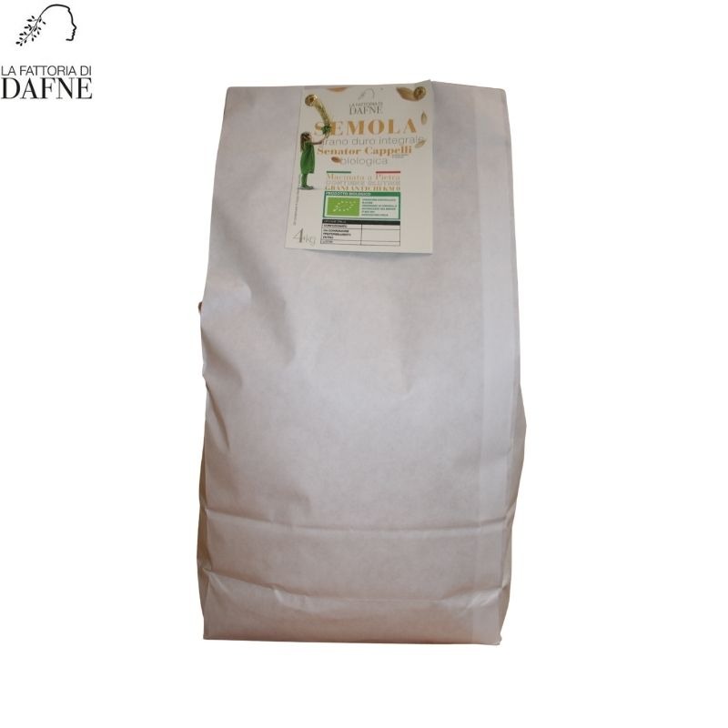 Semola di grano duro integrale Senator Cappelli Bio -4 kg-