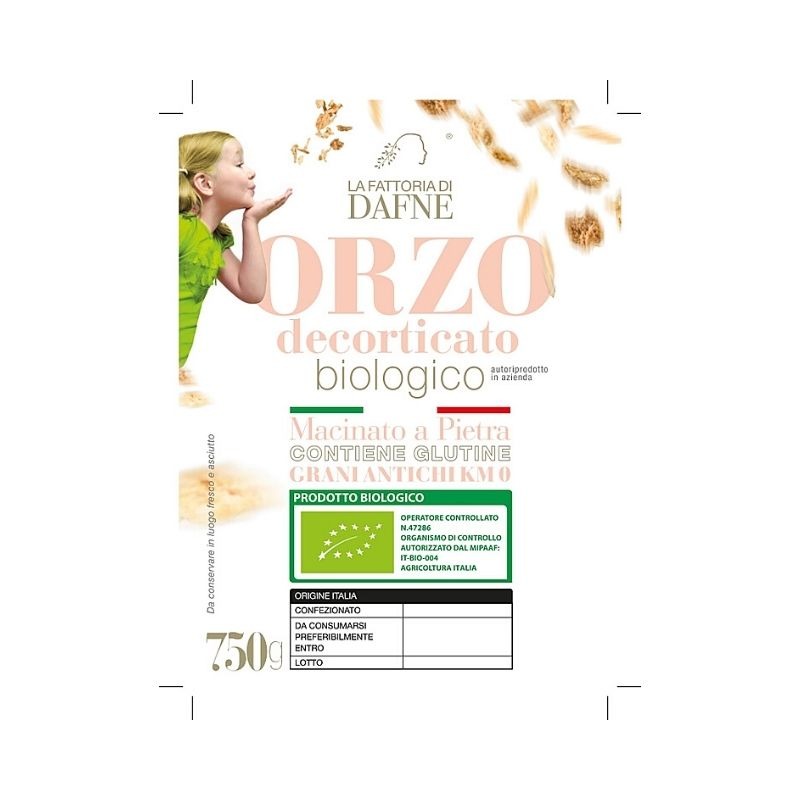 Orzo decorticato Bio -750 gr-